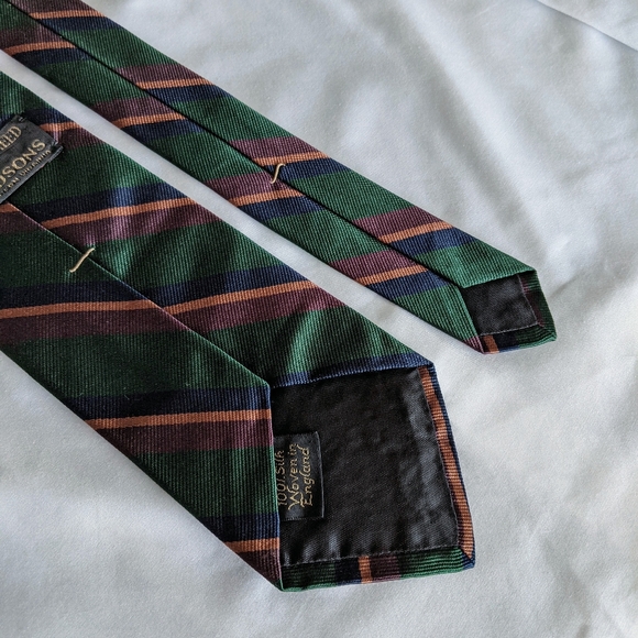 Ferrell Reed for Davidsons of W. Virginia Silk Tie - Picture 10 of 12